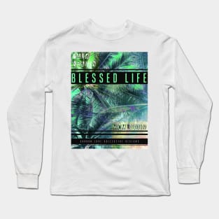 Bless Life - Beach Style - Surfer Design Long Sleeve T-Shirt